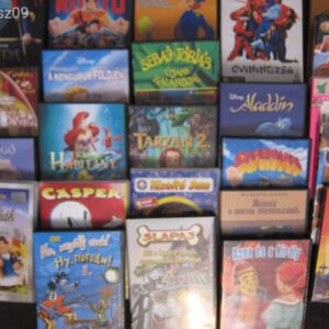 24db. vegyes Picit karcos DVD mesefilm csomag