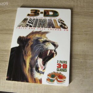 3-D Amazig Wild Animals Fact And Full Colour 3-D // Kemény lapos könyv