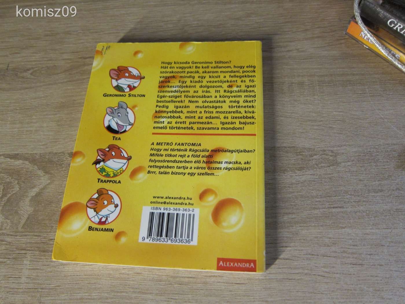 Geronimo Stilton: A Metró Fantomja - Könyv - Image 4