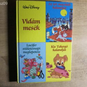 Vidám Mesék // Walt Disney - mesekönyv 1990 újszerű