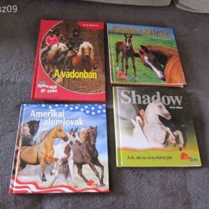 Csikó Születik , Shadow, Amerikai Álomlovak , Vadonban / 4db. lovas könyv