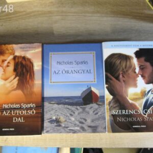 Nicholas Sparks: Szerencsecsillag - Az utolsó dal - Őrangyal  3db könyv