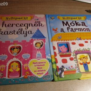 Nyitogasd Ki ! Móka a Farmon! A Hercegnők Kastélya // 2db. mesekönyv